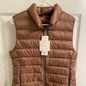 Ultra Light Down Women's Beige Medium Vest
